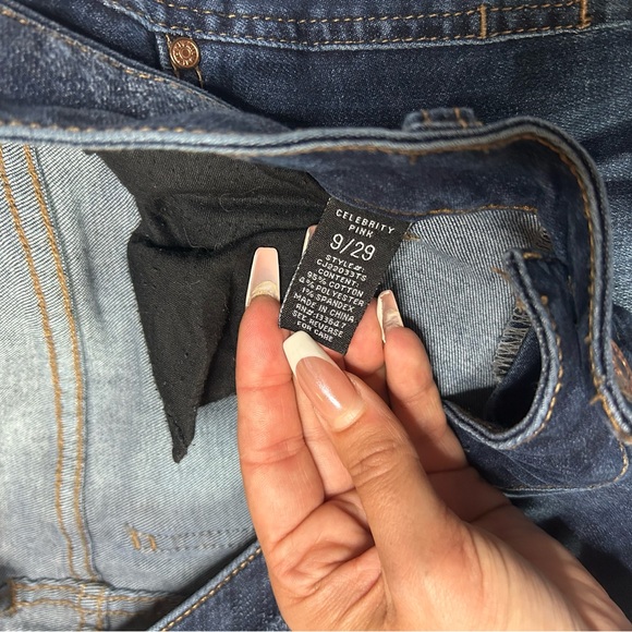 Jeans Bundle Size 9 / 29 Celebrity Pink Skinny Raw Hem Light & Medium Wash - Picture 4 of 15